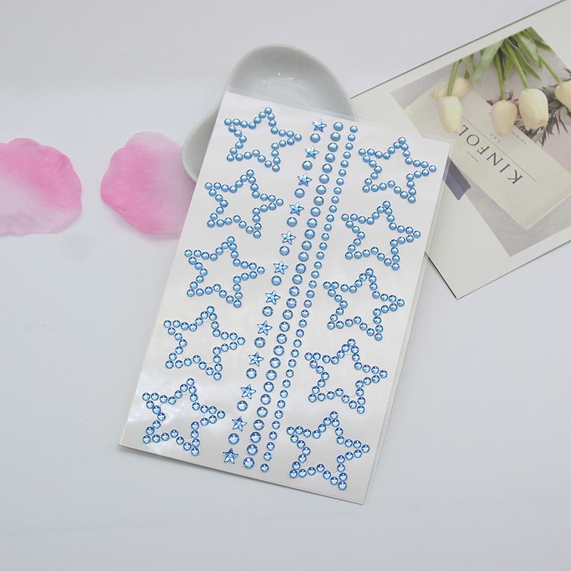 New Children's DIY Star Photo Album Journal with Creative Rhinestone Stickers