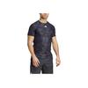 Adidas Logo Print Tennis Sport Round Neck Short Sleeve T-Shirt Men Tops Gray IB4606