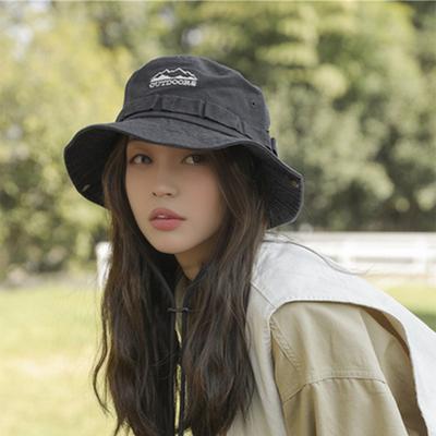 Sun Hat Breathable Wide Brim Foldable UV-proof Solid Color Decorative Polyester Sun Protection Hat Outdoor Beach Cap Daily Wear