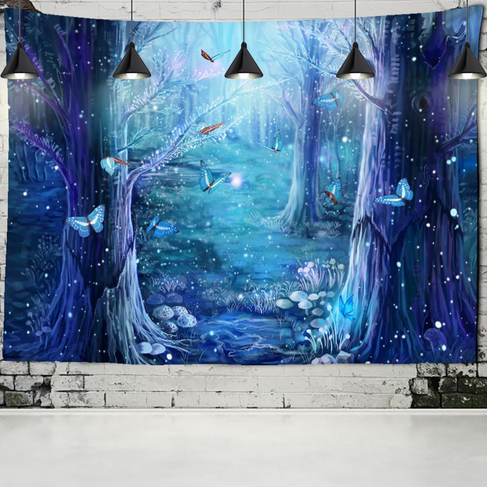 Dinosaur Age Tapestry Wall Hanging Abstract Art Animal Psychedelic Witchcraft Mystery Tapiz Dorm Home Decor