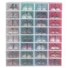 PP Material Transparent Shoes Box Minimalist Design Dustproof Shoe Storage Organizer Stackable Shoes Organizer Box
