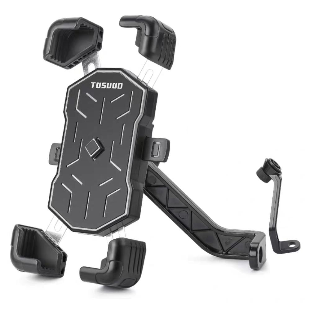 TOSUOD Bike Phone Mount 360° Rotatable Phone Holder For Mountain Bike Moto Motorcycle Stand Bracket Non-slip Cycling