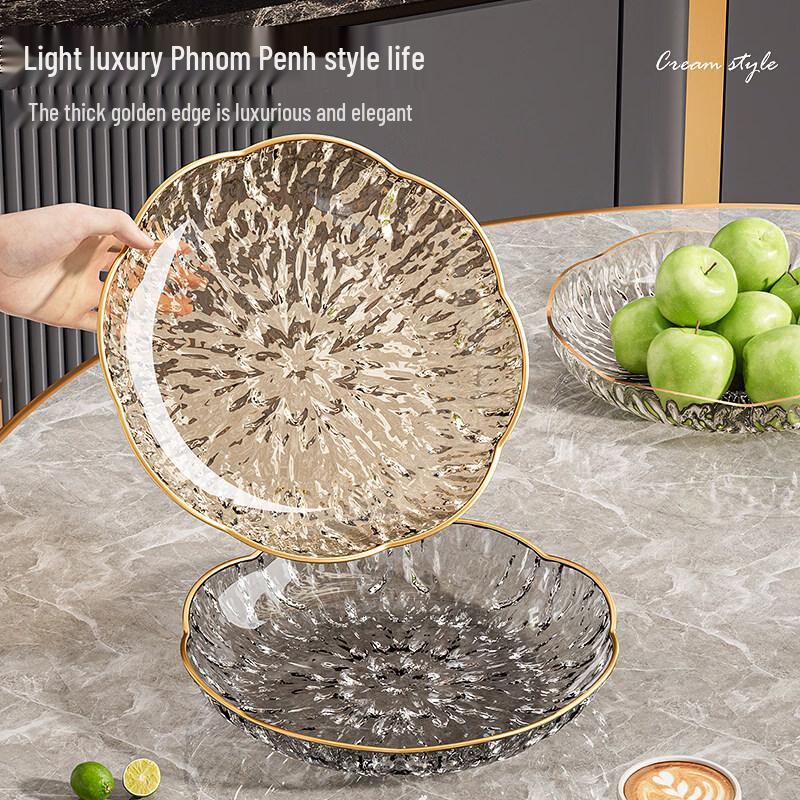 Yuzhuxun Light Luxury Ceramic Fruit Plate