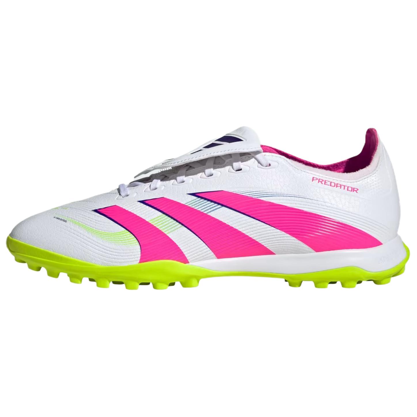 

New Adidas PREDATOR LEAGUE Anti Slip Wear Resistant Soccer Shoes Unisex White Pink JS0385 42