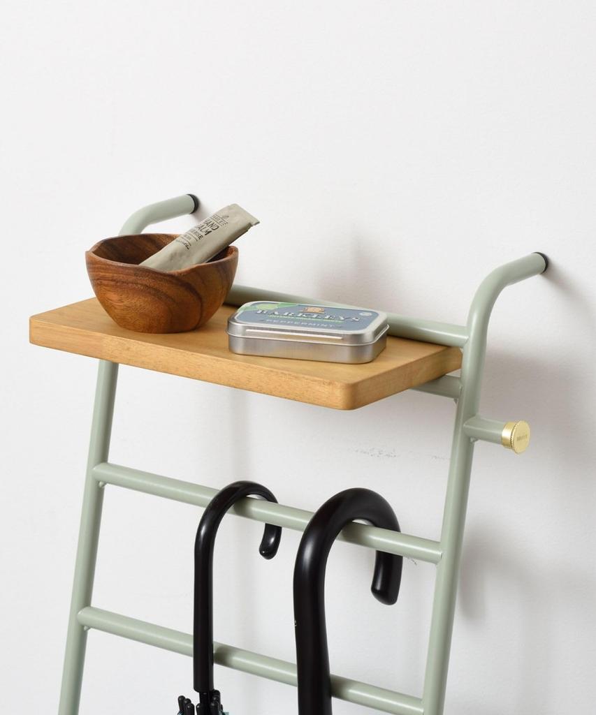 BRUNO Slim Ladder Rack, Standing Umbrella Rack for Entryways, Stylish Navy, Interior Slim Ladder Rack BOA157-NV