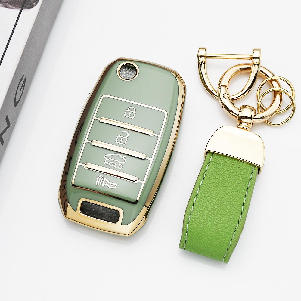 Fashion Tpu Remote Keyless Case Flip Folding Car Key Cover For Kia Ceed Sorento Cerato K2 K3 K4 K5 Sid Rio Soul Sportage