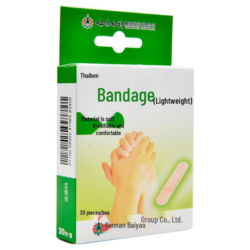 

Taibang Elastic Bandage Pack, 100 Pieces - Home Use Anti-Abrasion Foot Wound Care