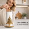 2D Flat Christmas Tree Iron Paper Towel Holder Kitchen Countertop Tissue Roll Stand Holiday Decoration