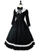 [NOKIJP] Maid Costume, Cosplay, British Style, Lace, Ribbon, Long Sleeves, Short Sleeves, British Style, Halloween, Formal, Maid Cafe, Coffee Shop, Co
