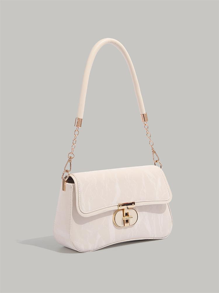 

Нишевый дизайн багетная сумка-подмышка класса люкс 2025 новая французская высококлассная мода универсальная通勤ная сумка на плечо для женщин