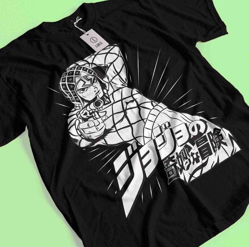 Jojo's Bizarre Adventure Shirt Jotaro Kujo Tshirt Dio T-Shirt Giorno Yoshikage