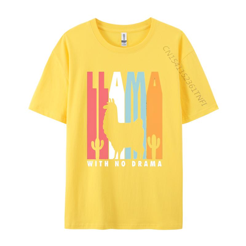 Luxury Designer With No Drama Retro Feel T Shirts Unisex Novelty T Shirt Cotton Fast Shipping Graphic Tees Unisex