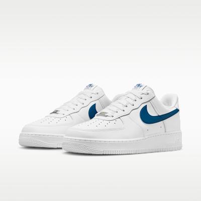 Nike Air Force 1 Low '07 Blanco Azul Corte
