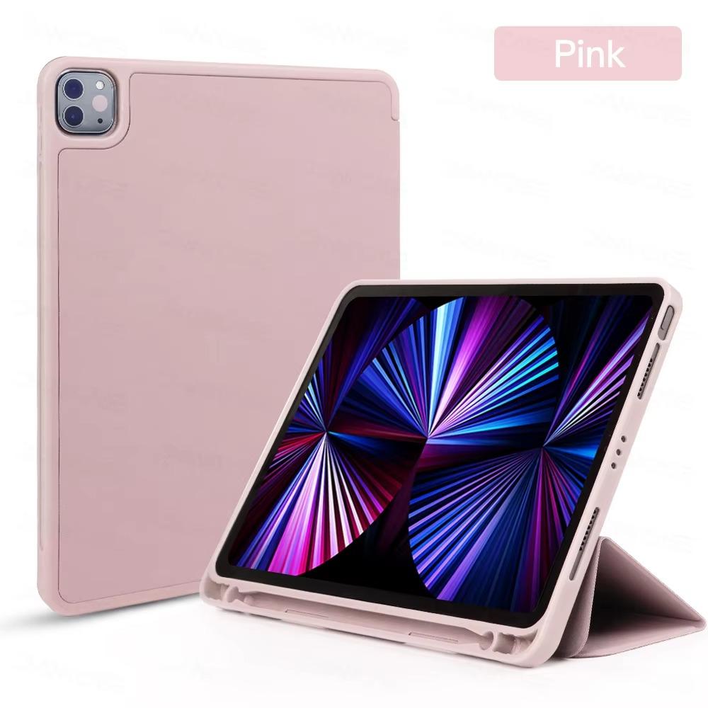 For iPad Air 11 Case iPad 10th Generation 11th A16 9th Cover Gen iPad Pro11 4 5 10.9in 12.9 M2 M3 M4 Pencil Holder Case