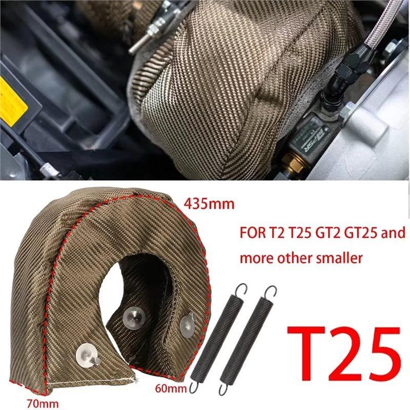 Cover Turbo Blanket Heat Shield For T2 T25 Turbocharger High Temperature Temp Protection Wrap