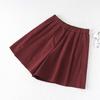 Saidi Pure Cotton Women's High Waist Loose Pleated Summer Casual Shorts