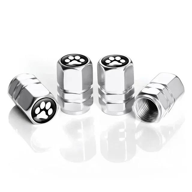 4Pcs Tire Valve Stem Caps, Universal Car Wheel Air Valve Dust Proof Covers for Cars, Trucks, SUVs, Bikes and Motorcycles Amagi