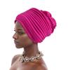 Solid Color Multilayer Women's Turban Cap