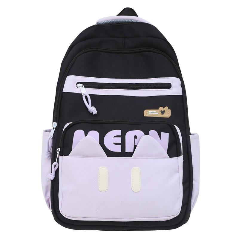 Schoolbag Japanese female junior high school student simple ins schoolbag large capacity Mori cute backpack Korean version simple computer bag