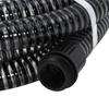 VidaXL Suction Hose with Black Brass Fittings 1.1" 3 M PVC 151055