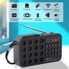 Rechargeable Mini Bluetooth Speaker Solar Charging MP3 Music Player Digital Radio Receiver