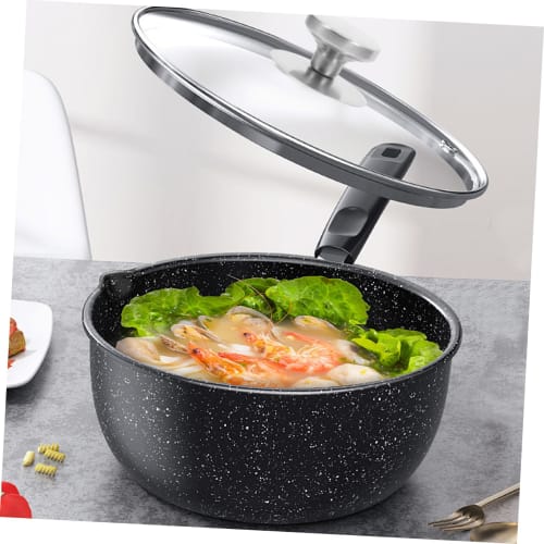 LALADEFIEE 2-Piece Replacement Pot Handles, Lid Knobs, Heat-Resistant Plastic, Boston Shape, 5.6*4*2.6cm (Silver)