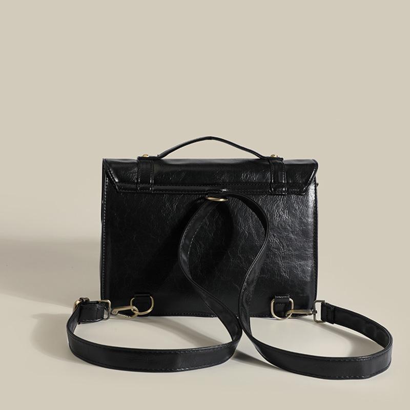 Designer Handtasche Herbst Neu PU Große Kapazität Luxus Retro College Stil Uniform Umhängetasche Messenger Bag