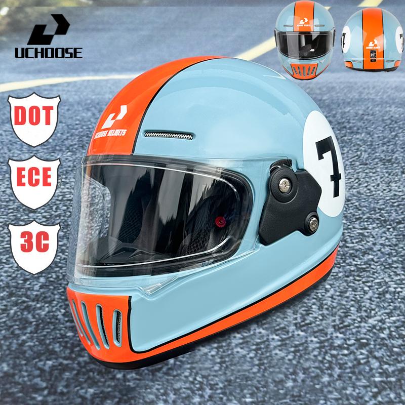 Retro Motorcycle Helmet DOT Certification Open Face Helmet Summer Moto Helmet Capacete De Casco Vintage Casque Vintage motorbike