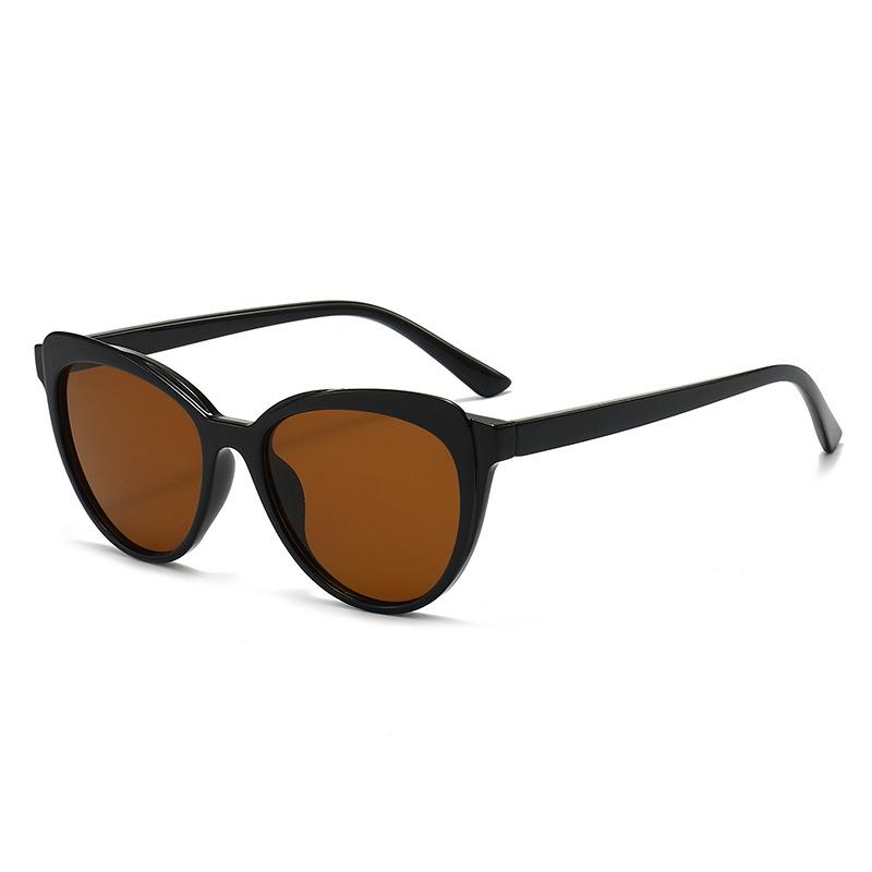 New fashion trend European and American cat eye sunglasses men and women ins concave hip-hop sunglasses