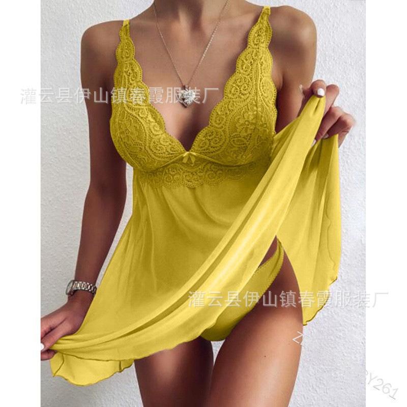 Erotic Underwear, New Lace Suspender Pajamas, Multi-colored Erotic Pajamas for Women