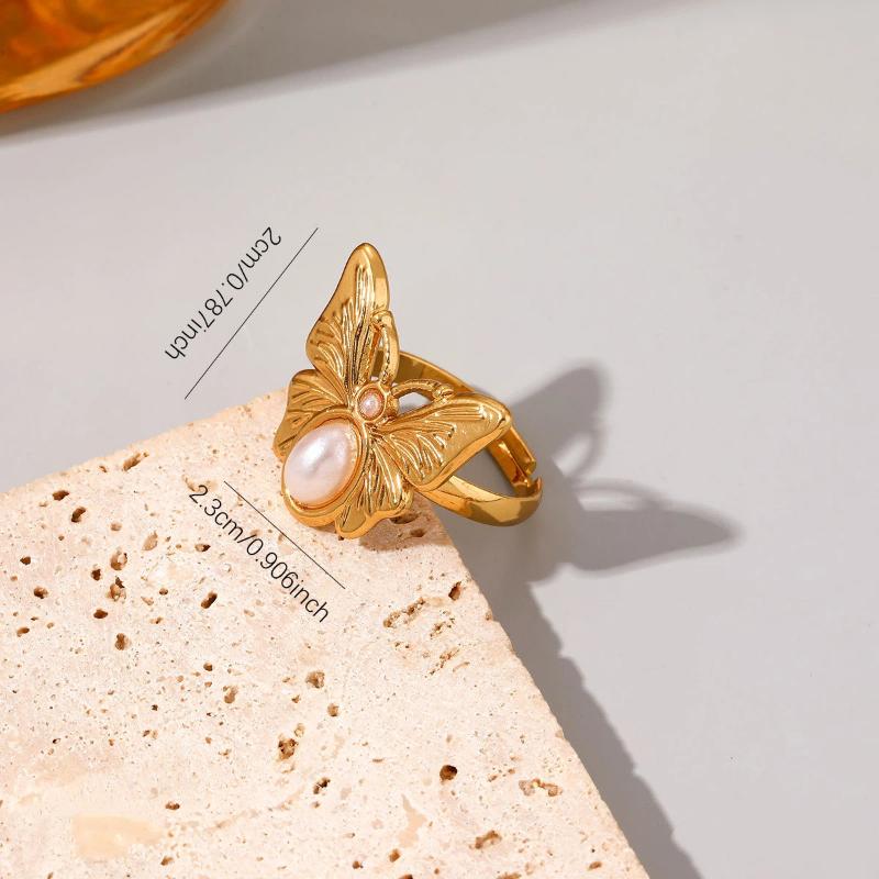 Fashion Stainless Steel Pearl Earrings For Women Geometric Irregular Metal Stud Earring Trendy Jewelry Gift