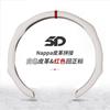Universal 38cm Steering Wheel Cover BMW Sport Style Nappa Leather Anti-Slip Sweat Absorbent All Season