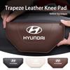 For Hyundai Car Leather Knee Pad Leg Pad Hand Inside Armrest Leg Pad Support Accessories Sonata Azera Coupe SantaFe Genesis YY444