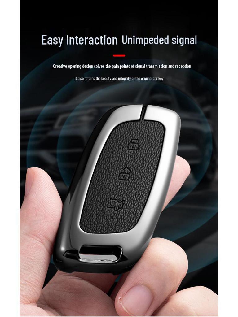 Dongfeng Fengxing Xinghai S7 Car Key Case: Premium Remote Control Cover, 2025 Version, Unisex Design, Fully Enclosed Buttons.
