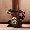 Large Creative Retro Decorative Phone Model Telephone Wall Decor, Vintage Rotary Telephone Decor Statue Artist Figurine Cafe bar Window Decor Model