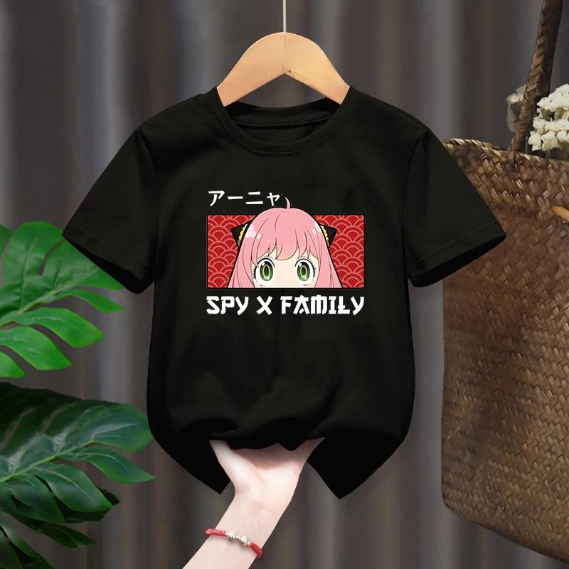 Spy X Family Kreslené Grafické Tričko Japonské Anime Harajuku Tričko Módní Ležérní Krátký Rukáv Nadměrné Tričko Unisex