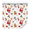 Christmas Wallpaper White, Cream Background for Living Room and Bedroom 50x1000