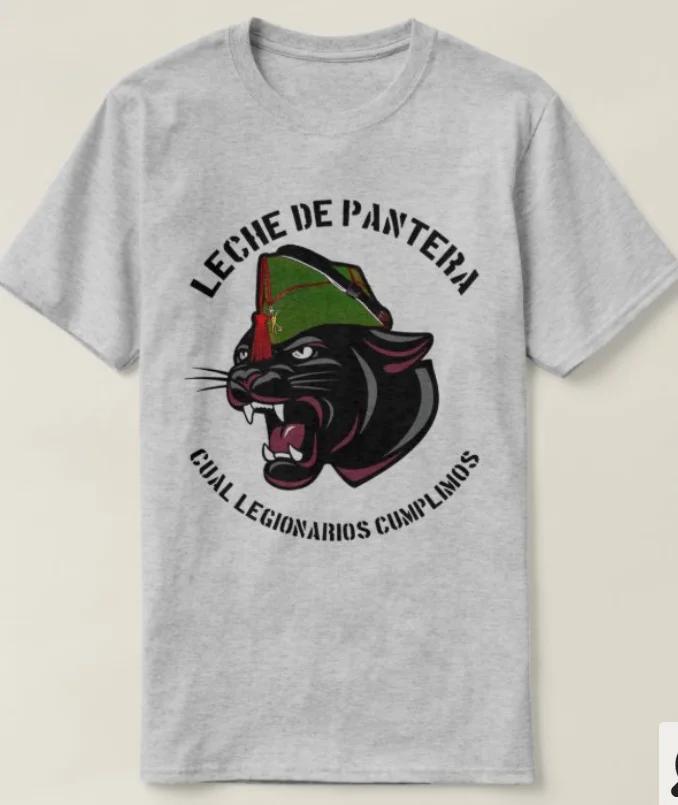 Leche De Pantera Какую Легионеры Выполняем Иностранный Легион Испании Футболка Хлопок Короткий Рукав Круглый Вырез Мужская Футболка Новая S