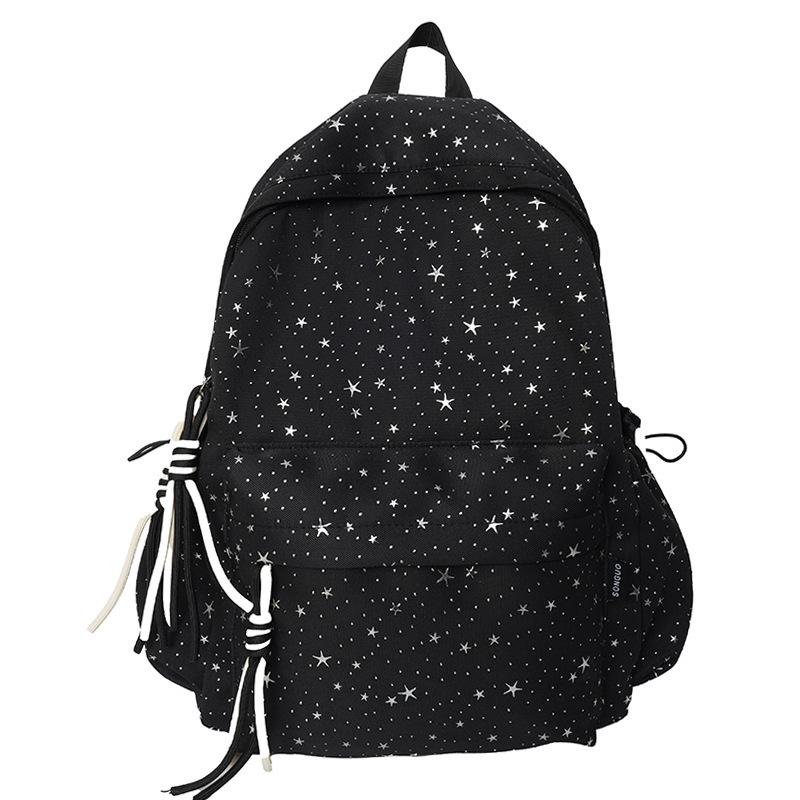 Schoolbag Schoolbag Female Junior High School Student Star Mori Backpack Ins Korean Version Niche High Value Large Capacity Lightweight Computer Bag