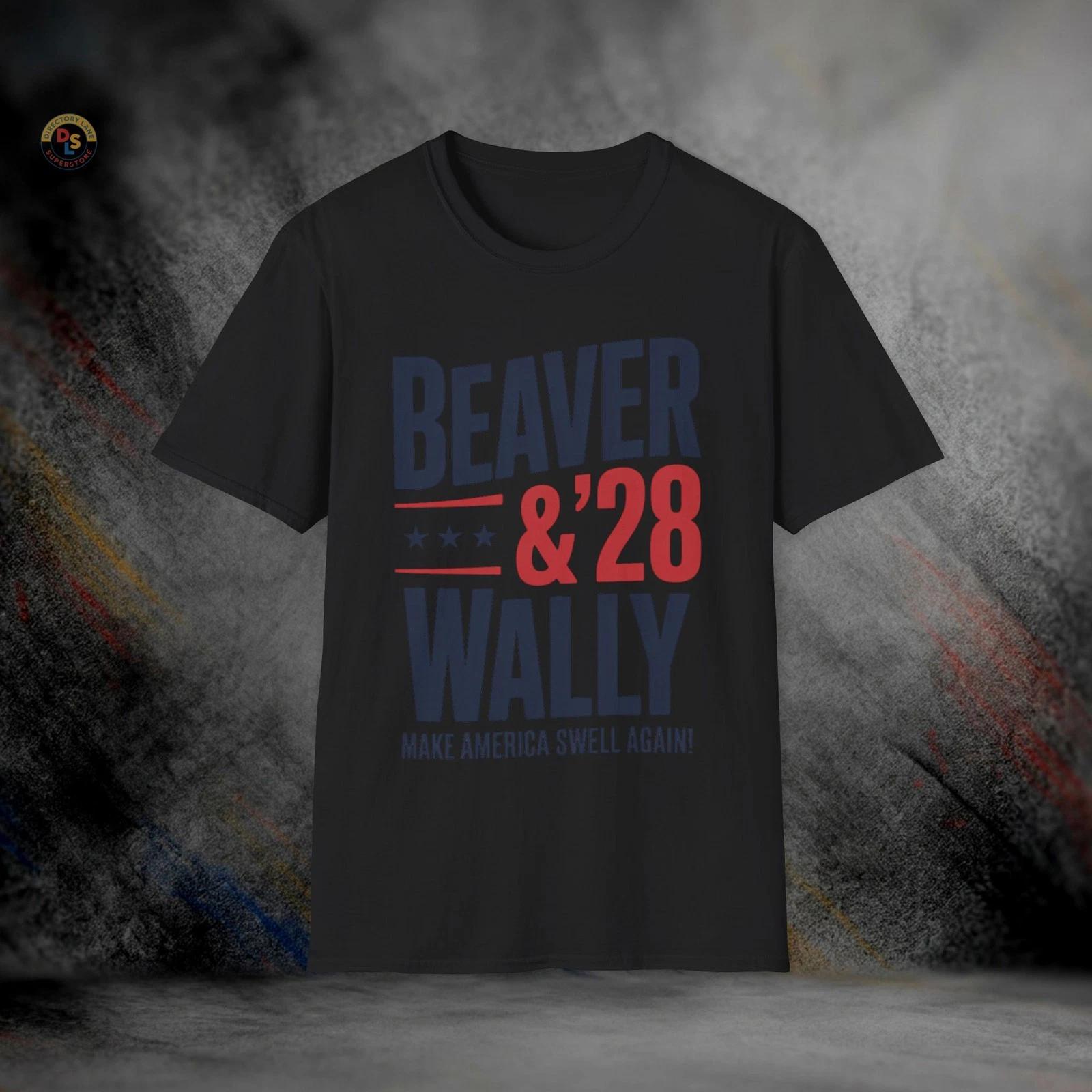 Beaver & Wally 28 Swell Again Leave It to Beaver T-Shirt | Softstyle Tee XS