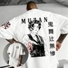 Demon Slayer No Tragedy Anime T-Shirt für Frühling und Sommer Herren Freizeitmode Hip Hop Y2K Unisex T-Shirt