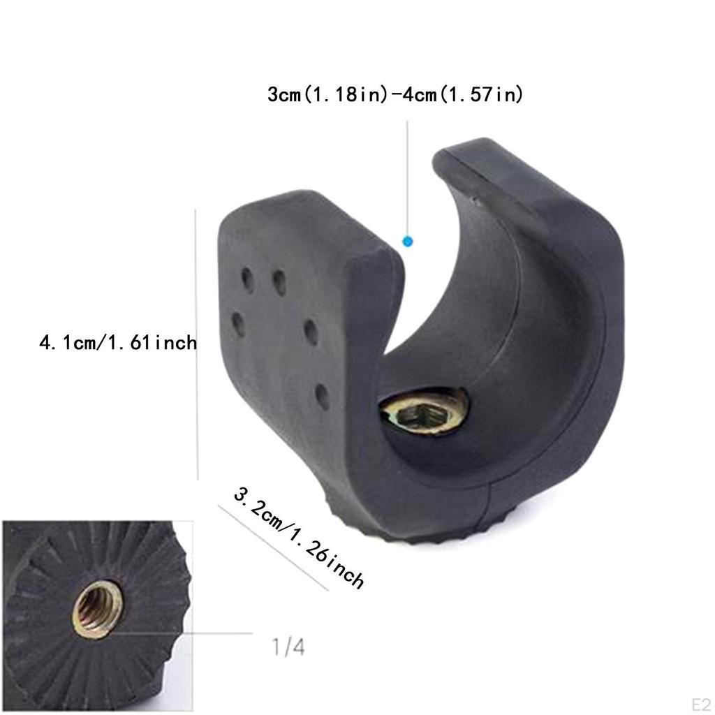 3 Pieces Flashlight Mounting Brackets Bicycle Mount Clips Rotating Universal Bike Torch