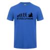 Cool Music Humor Drums Evolution T Shirt Funny Birthday Gifts For Unisex Male Drummer Summer Short Sleeved O Neck Cotton Tshirt
