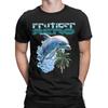 Frutiger Aero with Dolphin Men T Shirts  Hipster Tees Short Sleeve Crew Neck TShirts 100 Cotton Classic Clothing