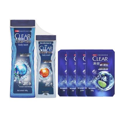 Clear Men Oil Control Cool Revitalizing Shower Gel & Shampoo Set