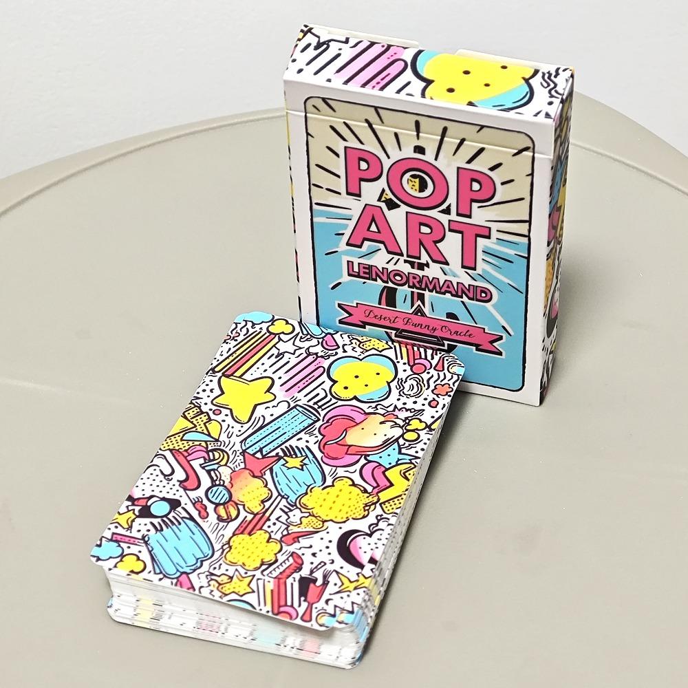 9*6cm Pop Art Lenormand Deck 36 Pcs Cards