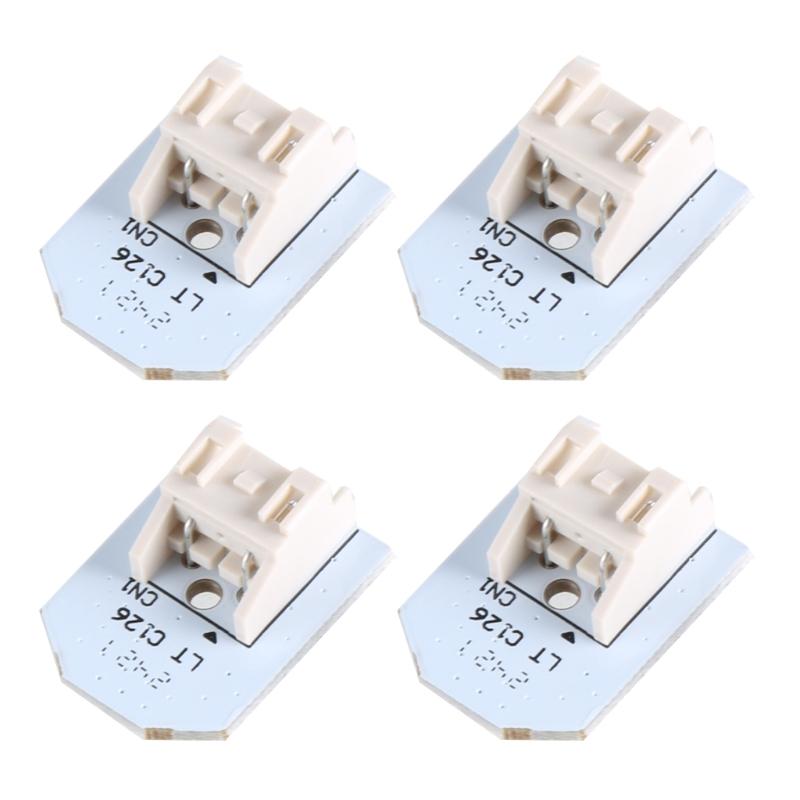 

4Pcs LED Refrigerator Light Bulb Replacement Refrigerator LED Light for WR55X11132, WR55X25754 Easy Installation 1