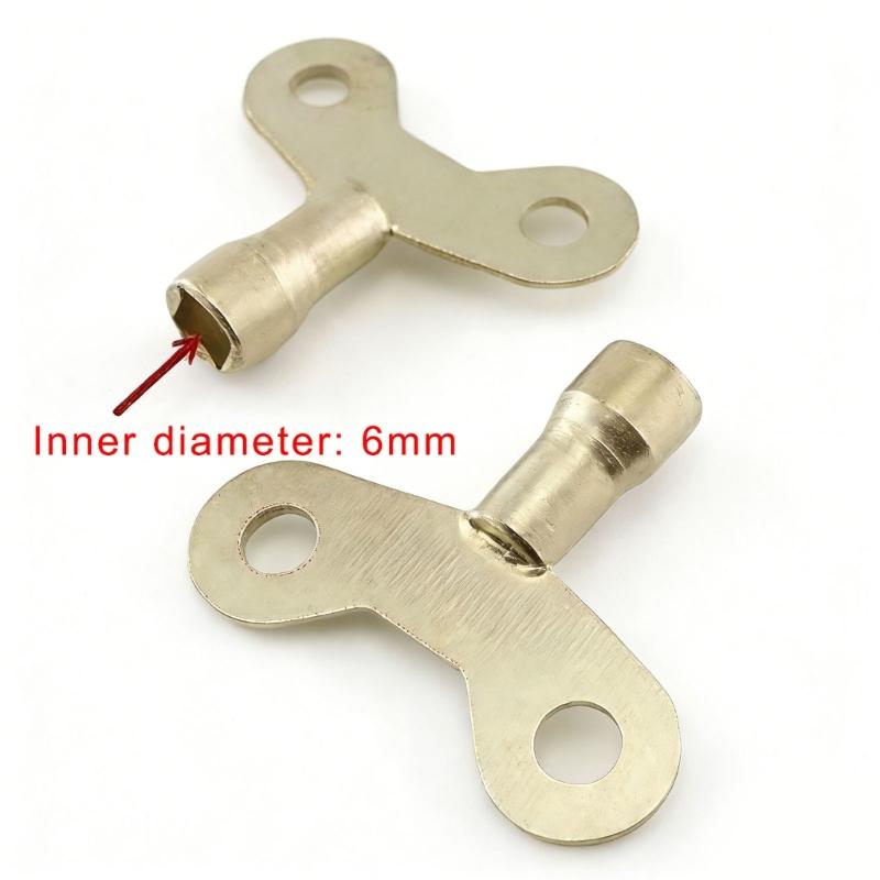 Faucet Key Replacement Square Hole Socket Radiator Plumbing Bleed Key Metal Faucet Accessories Easy to Operate
