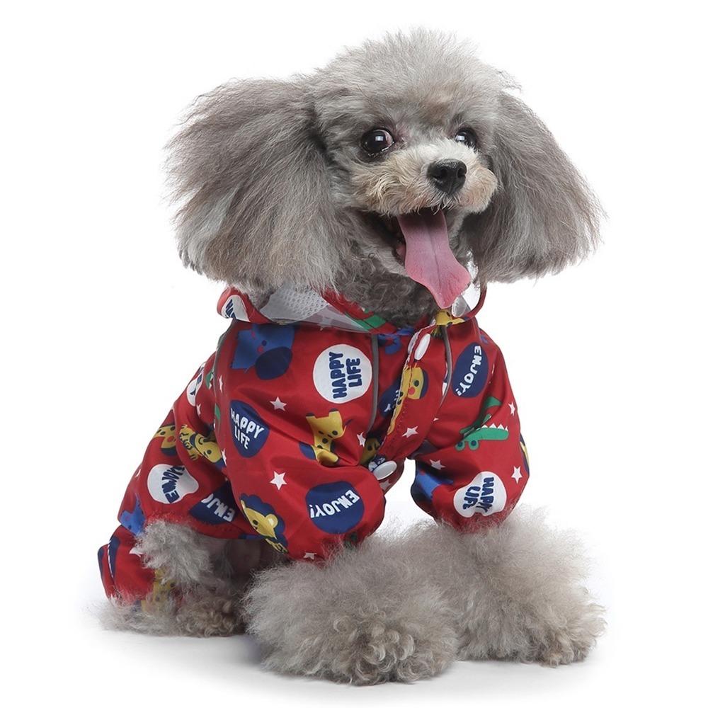 Full Belly Wrap Pet Rainwear Foot Cover Integrated Dog Poncho Pet Rain Coat  Rainy Day Outdoor Trip