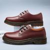 Herrenschuhe Leder Luxusmarke Outdoor Arbeitsschuhe Herren Oxford Man Sicherheitsschuhe Rindfleischsohle Weiche Sohle Freizeitschuhe für Herren